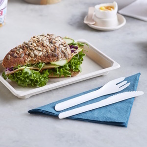 Sustainable disposable cutlery: BioPak "Pluma" scores in mouthfeel